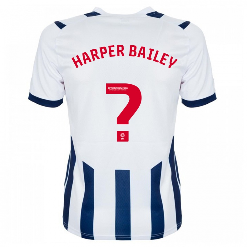 Niño Camiseta Aaron Harper-Bailey #0 Blanco 1ª Equipación 2023/24 La Camisa Perú