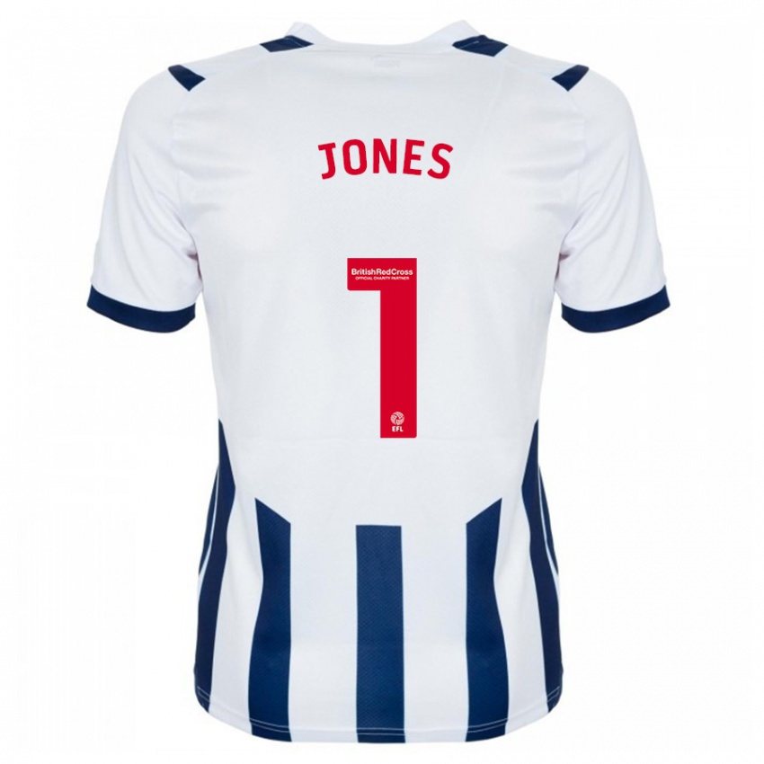 Niño Camiseta Lucy Jones #1 Blanco 1ª Equipación 2023/24 La Camisa Perú