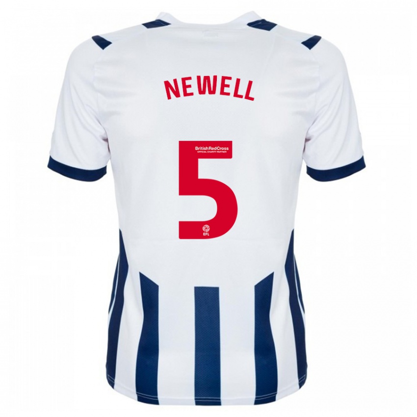 Niño Camiseta Lucy Newell #5 Blanco 1ª Equipación 2023/24 La Camisa Perú