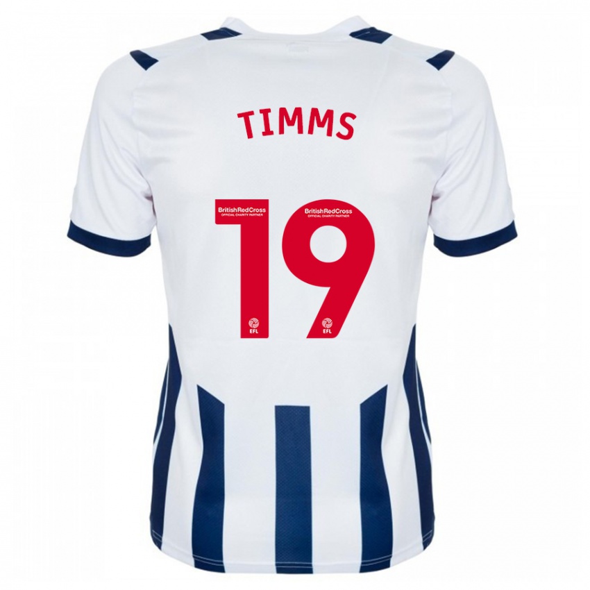 Niño Camiseta Maria Timms #19 Blanco 1ª Equipación 2023/24 La Camisa Perú