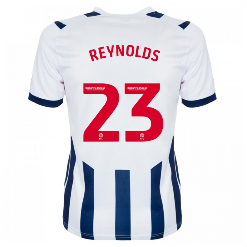 Niño Camiseta Taylor Reynolds #23 Blanco 1ª Equipación 2023/24 La Camisa Perú