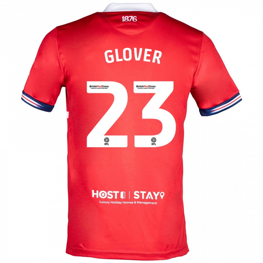 Niño Camiseta Tom Glover #23 Rojo 1ª Equipación 2023/24 La Camisa Perú