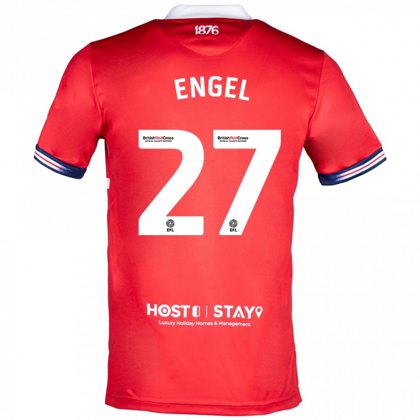 Niño Camiseta Lukas Engel #27 Rojo 1ª Equipación 2023/24 La Camisa Perú