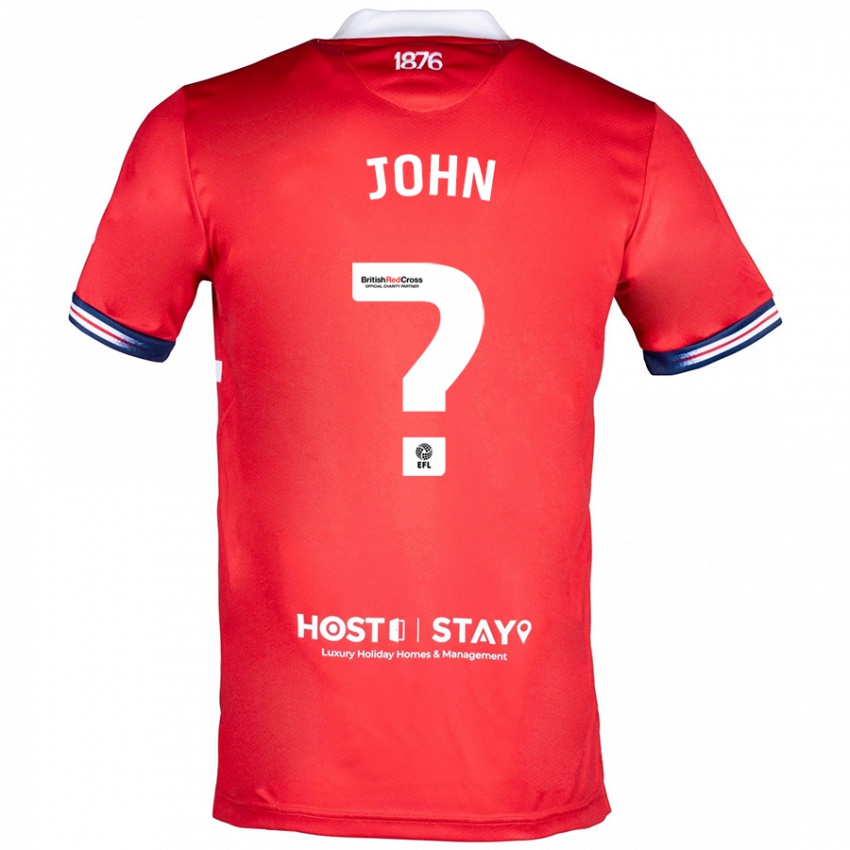 Niño Camiseta Fenton John #0 Rojo 1ª Equipación 2023/24 La Camisa Perú