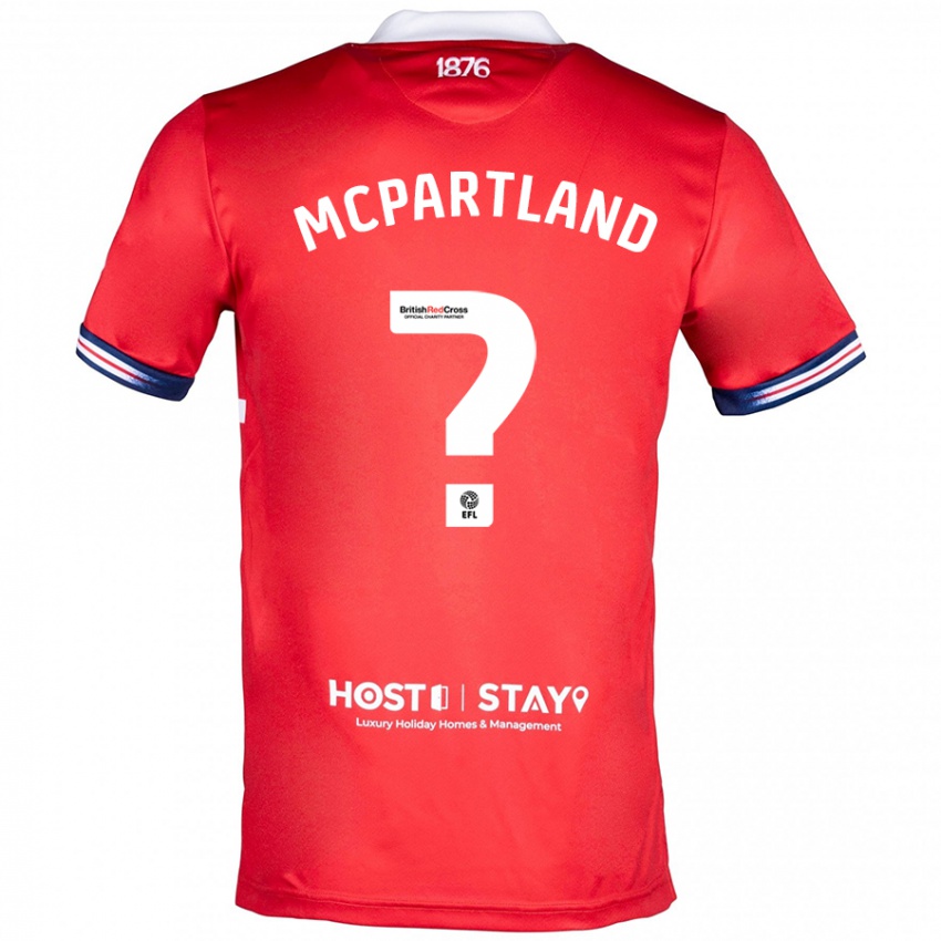 Niño Camiseta Will Mcpartland #0 Rojo 1ª Equipación 2023/24 La Camisa Perú