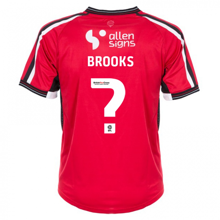 Niño Camiseta Billy Brooks #0 Rojo 1ª Equipación 2023/24 La Camisa Perú