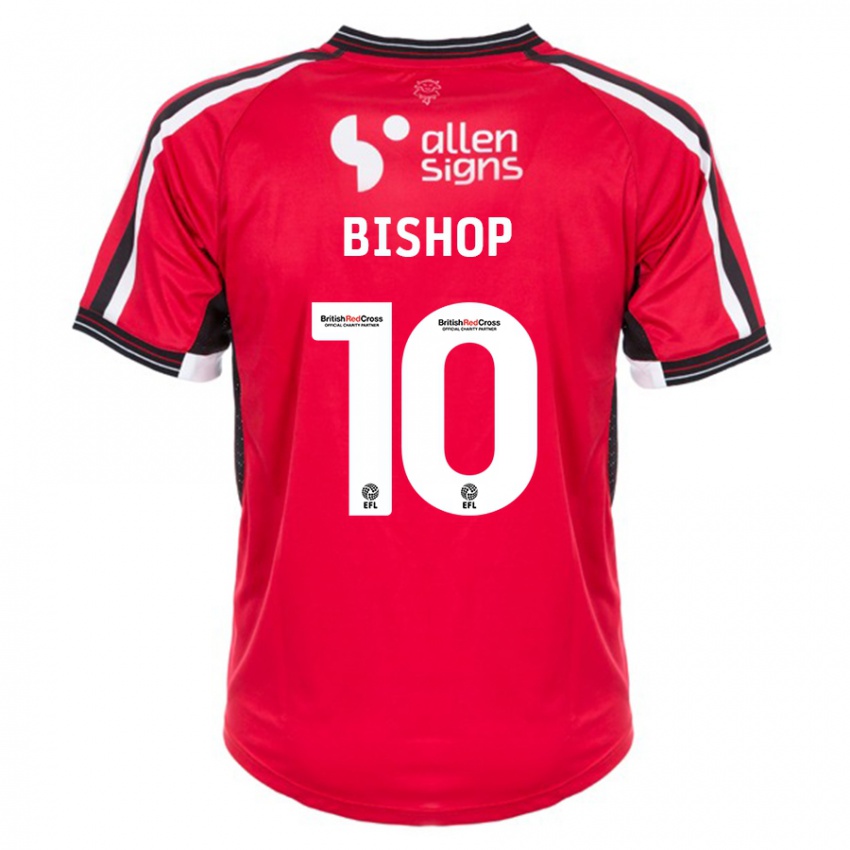 Niño Camiseta Teddy Bishop #10 Rojo 1ª Equipación 2023/24 La Camisa Perú