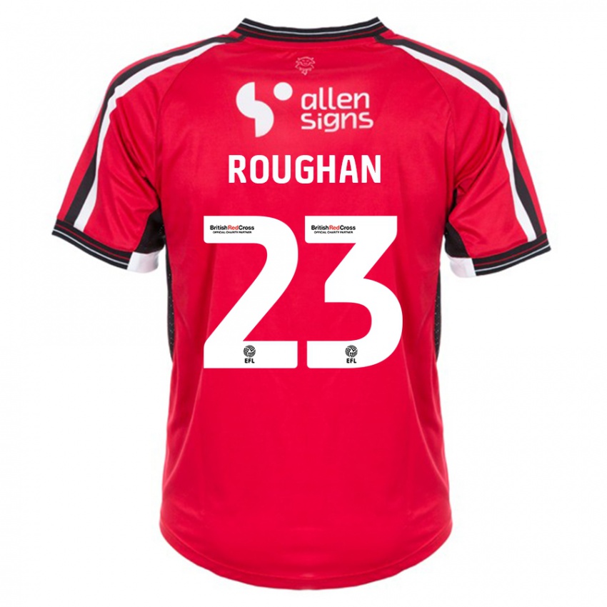 Niño Camiseta Sean Roughan #23 Rojo 1ª Equipación 2023/24 La Camisa Perú