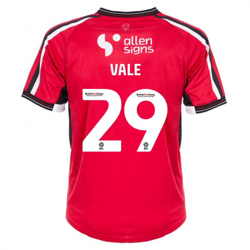 Niño Camiseta Jack Vale #29 Rojo 1ª Equipación 2023/24 La Camisa Perú