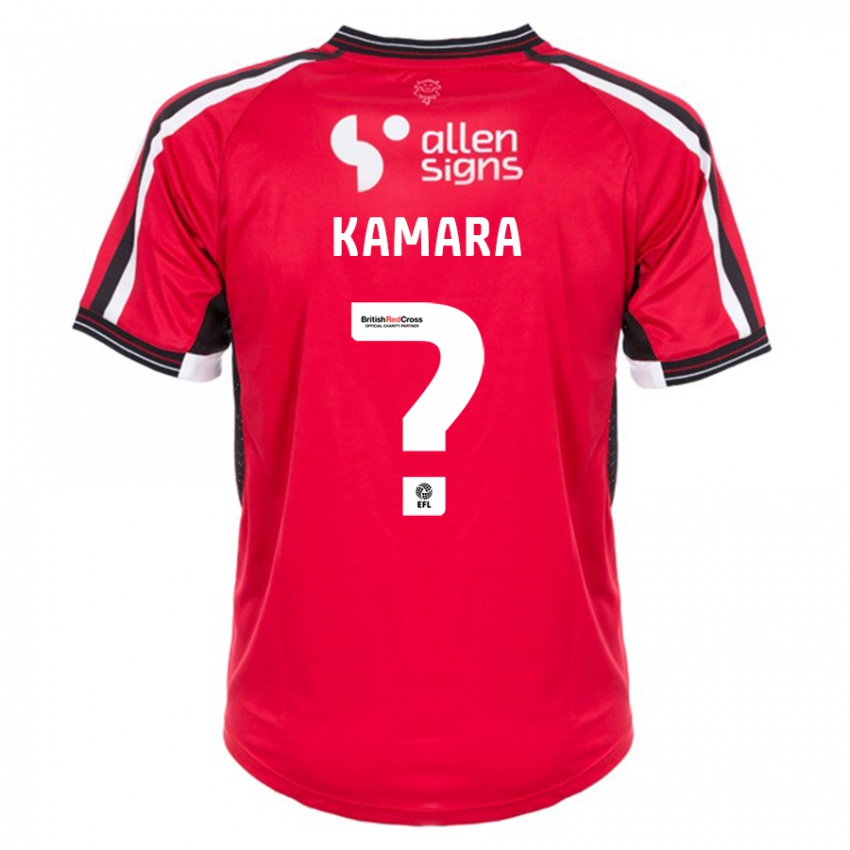 Niño Camiseta Mj Kamara #0 Rojo 1ª Equipación 2023/24 La Camisa Perú