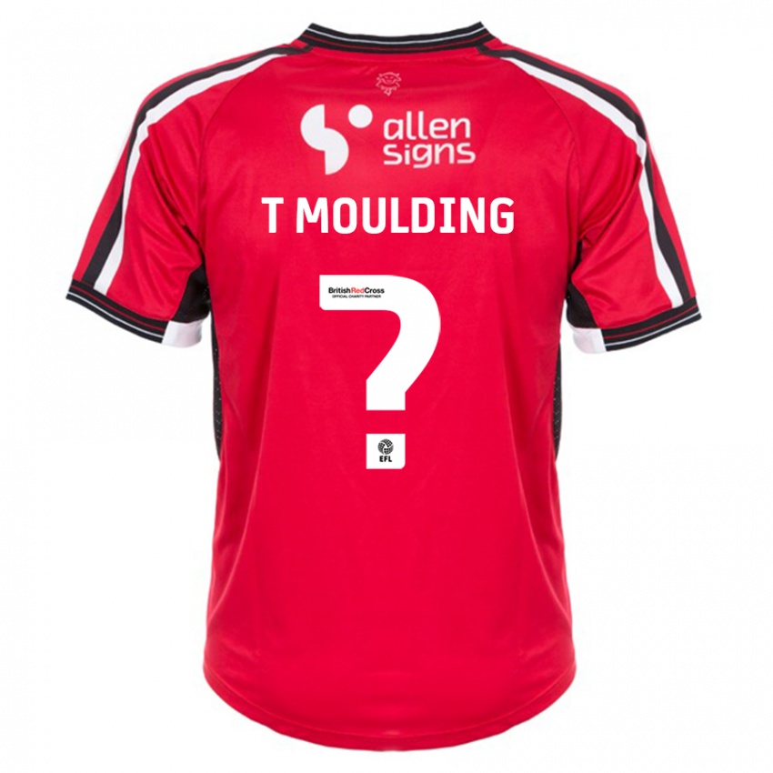 Niño Camiseta Ella Thompson-Moulding #0 Rojo 1ª Equipación 2023/24 La Camisa Perú