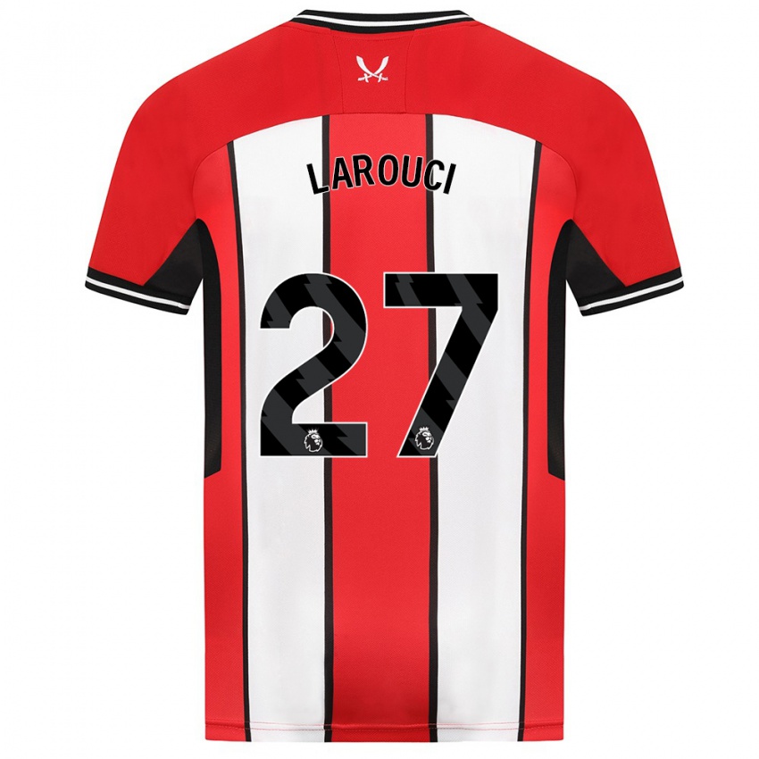 Niño Camiseta Yasser Larouci #27 Rojo 1ª Equipación 2023/24 La Camisa Perú