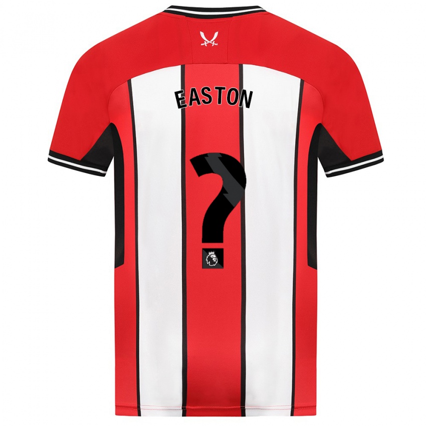 Niño Camiseta Evan Easton #0 Rojo 1ª Equipación 2023/24 La Camisa Perú