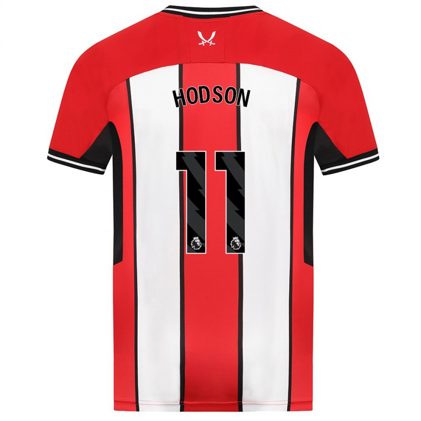 Niño Camiseta Ashley Hodson #11 Rojo 1ª Equipación 2023/24 La Camisa Perú