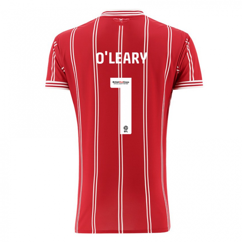 Niño Camiseta Max O'leary #1 Rojo 1ª Equipación 2023/24 La Camisa Perú