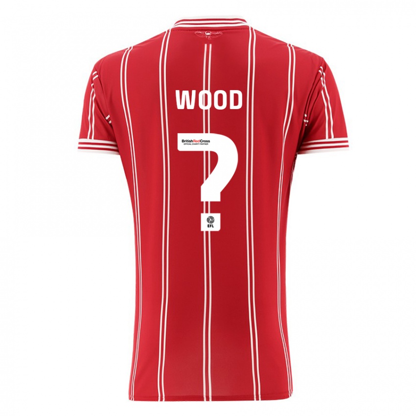 Niño Camiseta Callum Wood #0 Rojo 1ª Equipación 2023/24 La Camisa Perú