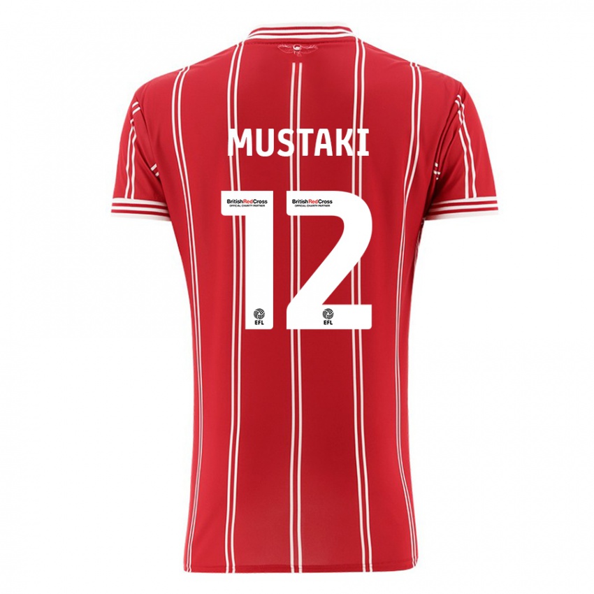 Niño Camiseta Chloe Mustaki #12 Rojo 1ª Equipación 2023/24 La Camisa Perú