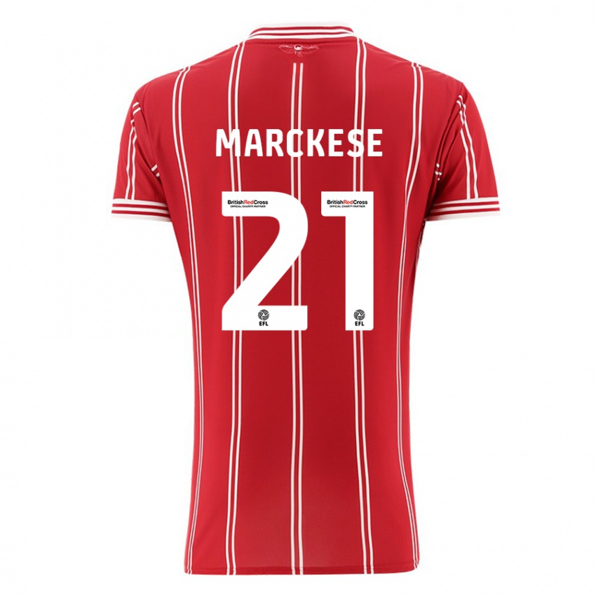 Niño Camiseta Kaylan Marckese #21 Rojo 1ª Equipación 2023/24 La Camisa Perú