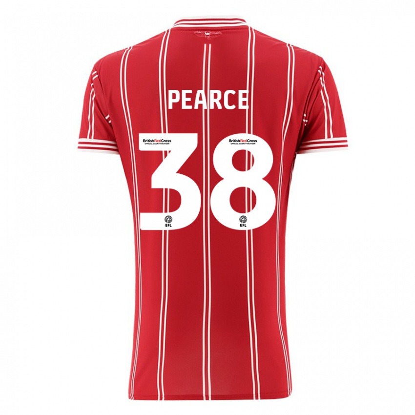 Niño Camiseta Manon Pearce #38 Rojo 1ª Equipación 2023/24 La Camisa Perú