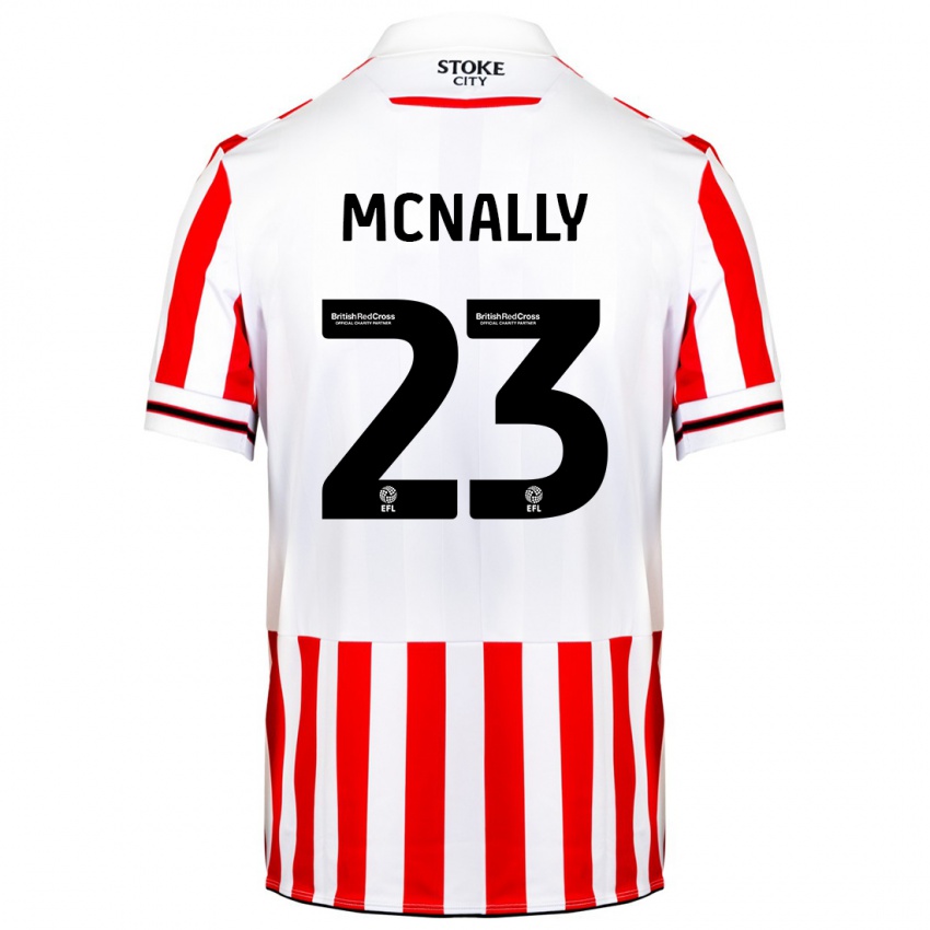 Niño Camiseta Luke Mcnally #23 Rojo Blanco 1ª Equipación 2023/24 La Camisa Perú