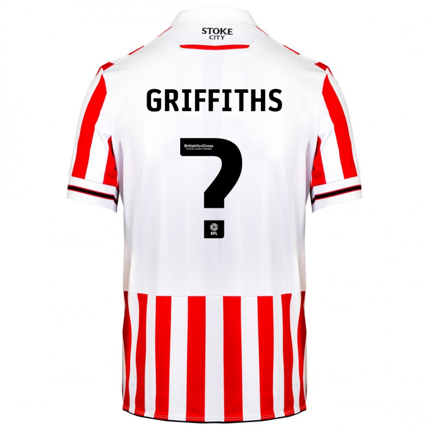 Niño Camiseta Jack Griffiths #0 Rojo Blanco 1ª Equipación 2023/24 La Camisa Perú