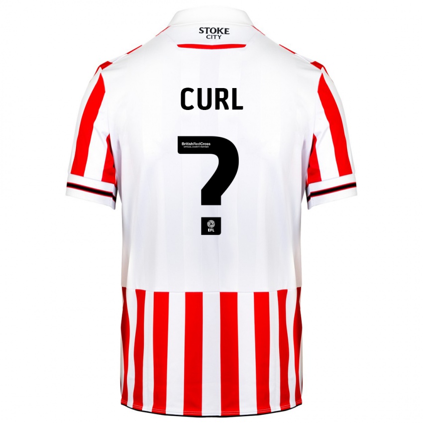 Niño Camiseta Tom Curl #0 Rojo Blanco 1ª Equipación 2023/24 La Camisa Perú