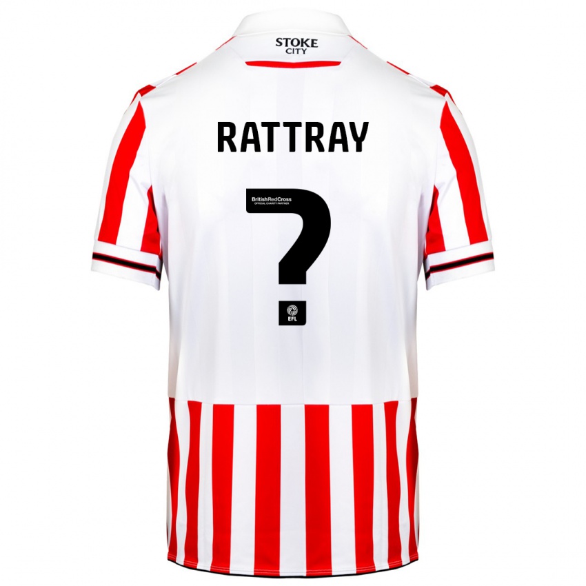 Niño Camiseta Zane Rattray #0 Rojo Blanco 1ª Equipación 2023/24 La Camisa Perú
