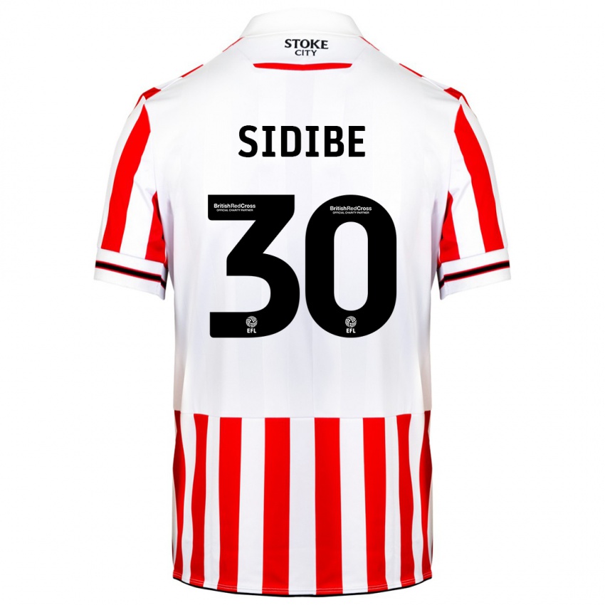 Niño Camiseta Souleymane Sidibe #30 Rojo Blanco 1ª Equipación 2023/24 La Camisa Perú