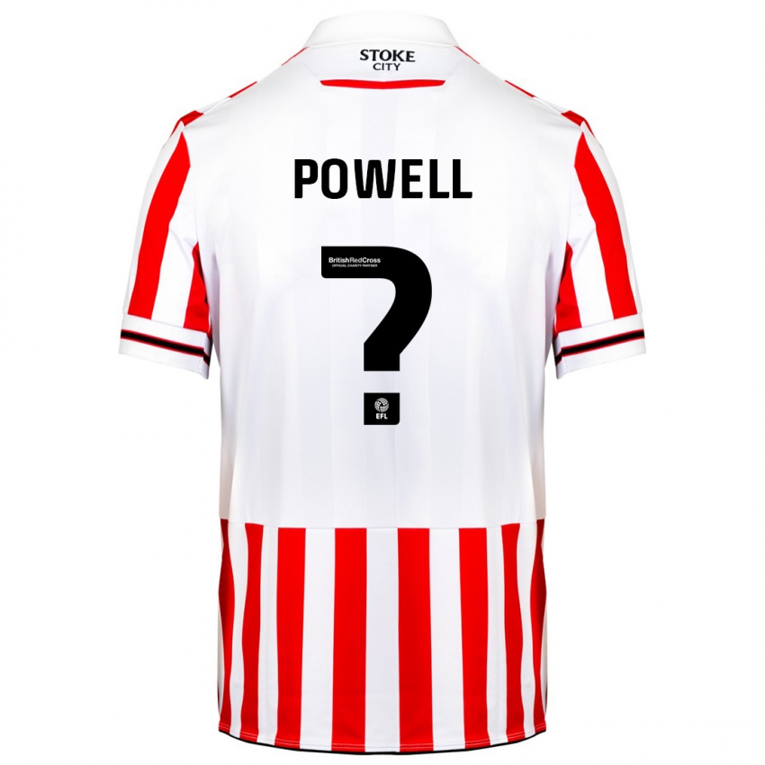 Niño Camiseta Owen Powell #0 Rojo Blanco 1ª Equipación 2023/24 La Camisa Perú