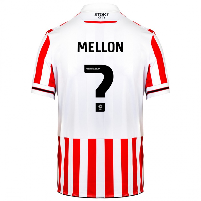 Niño Camiseta Luke Mellon #0 Rojo Blanco 1ª Equipación 2023/24 La Camisa Perú