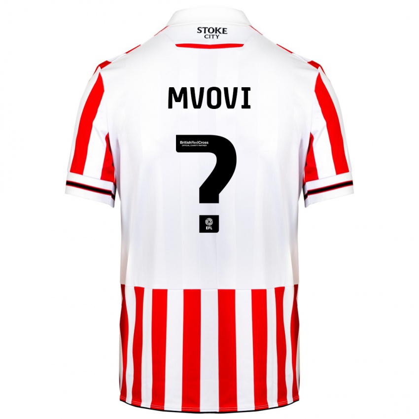 Niño Camiseta Joel Mvovi #0 Rojo Blanco 1ª Equipación 2023/24 La Camisa Perú