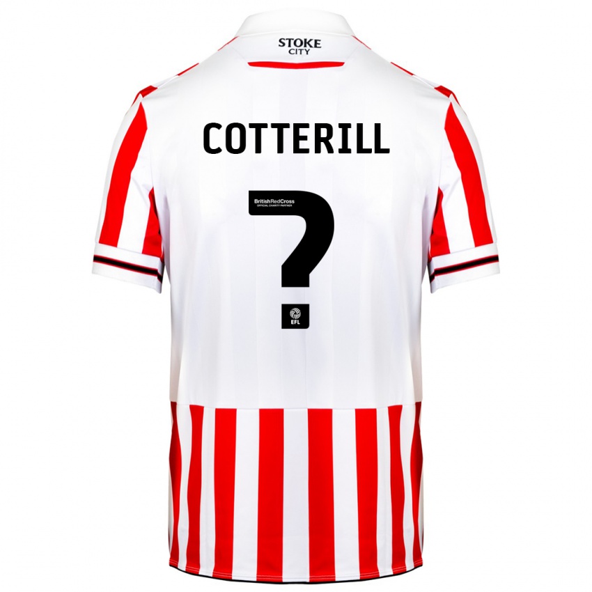 Niño Camiseta Alex Cotterill #0 Rojo Blanco 1ª Equipación 2023/24 La Camisa Perú