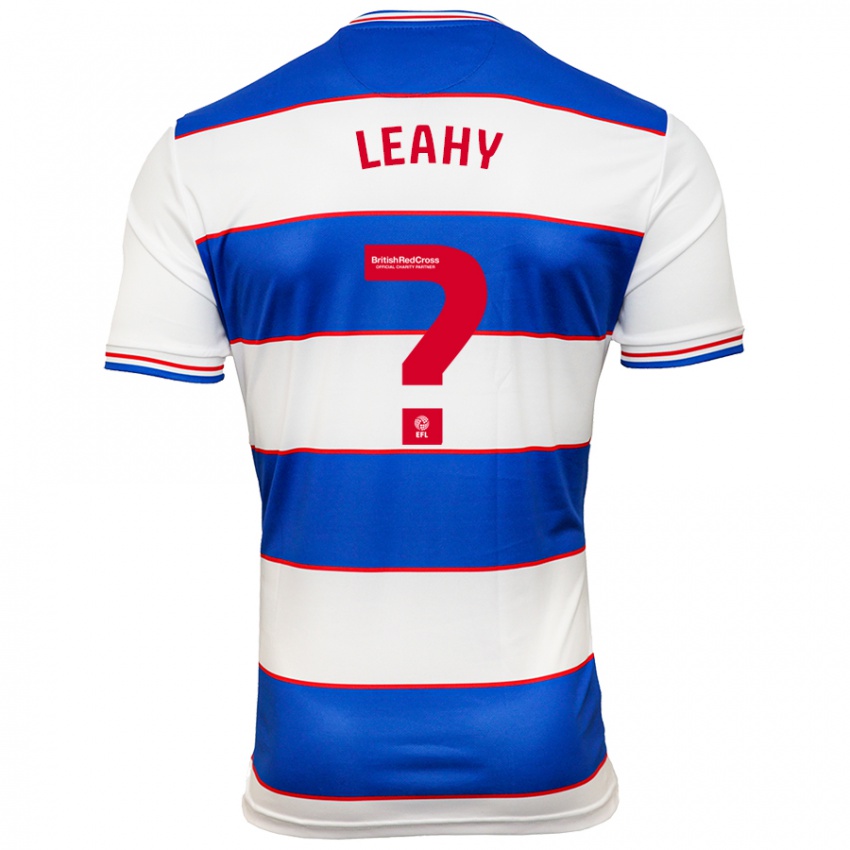 Niño Camiseta Jake Leahy #0 Blanco Azul 1ª Equipación 2023/24 La Camisa Perú