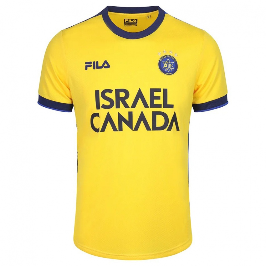 Niño Camiseta Agam Hanoon #0 Amarillo 1ª Equipación 2023/24 La Camisa Perú