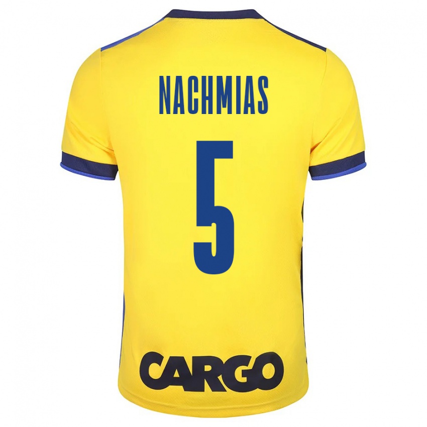 Niño Camiseta Idan Nachmias #5 Amarillo 1ª Equipación 2023/24 La Camisa Perú