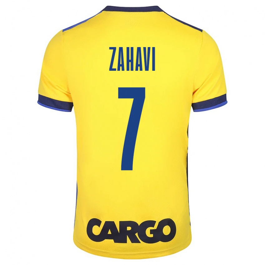 Niño Camiseta Eran Zahavi #7 Amarillo 1ª Equipación 2023/24 La Camisa Perú