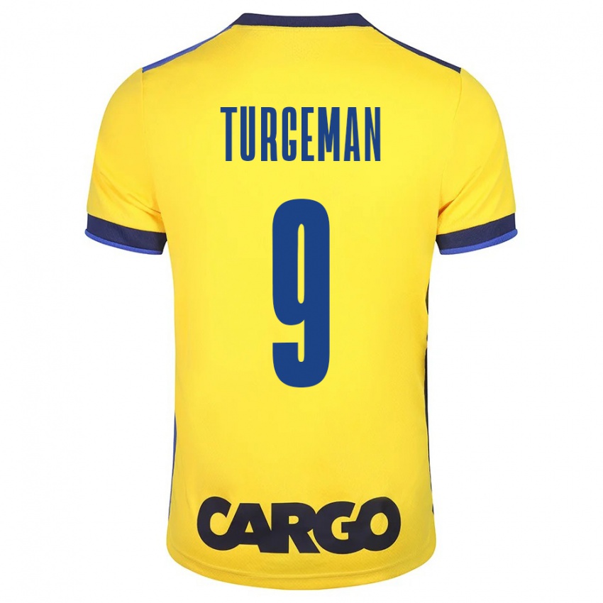 Niño Camiseta Dor Turgeman #9 Amarillo 1ª Equipación 2023/24 La Camisa Perú