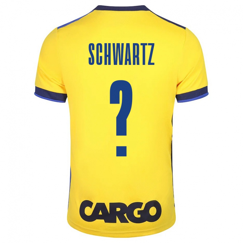 Niño Camiseta Noam Schwartz #0 Amarillo 1ª Equipación 2023/24 La Camisa Perú