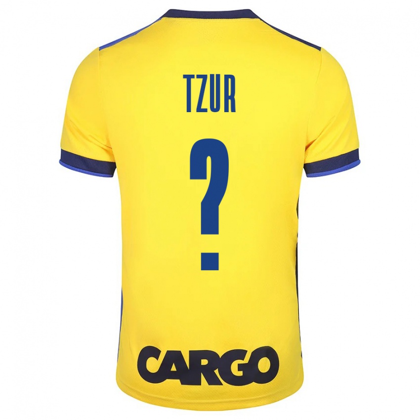 Niño Camiseta Amit Tzur #0 Amarillo 1ª Equipación 2023/24 La Camisa Perú