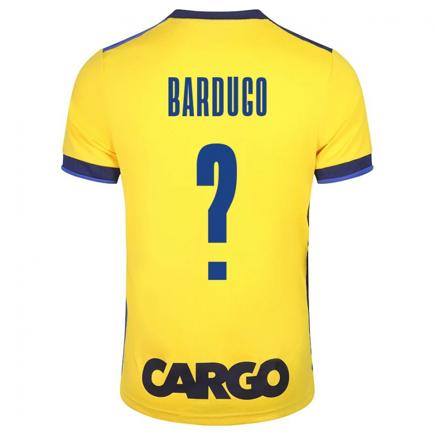 Niño Camiseta Ori Bardugo #0 Amarillo 1ª Equipación 2023/24 La Camisa Perú