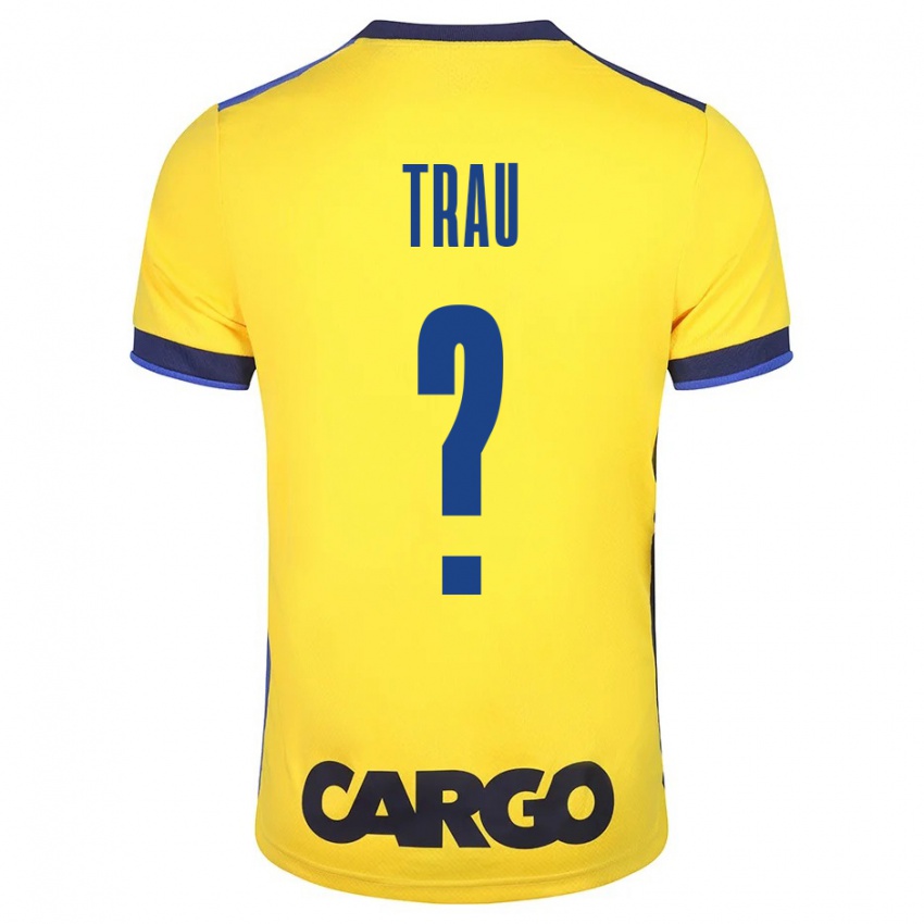 Niño Camiseta Idan Trau #0 Amarillo 1ª Equipación 2023/24 La Camisa Perú