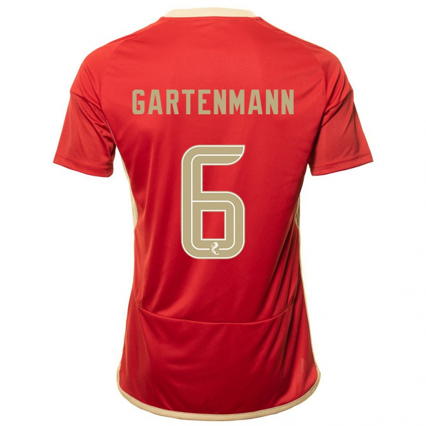 Niño Camiseta Stefan Gartenmann #6 Rojo 1ª Equipación 2023/24 La Camisa Perú