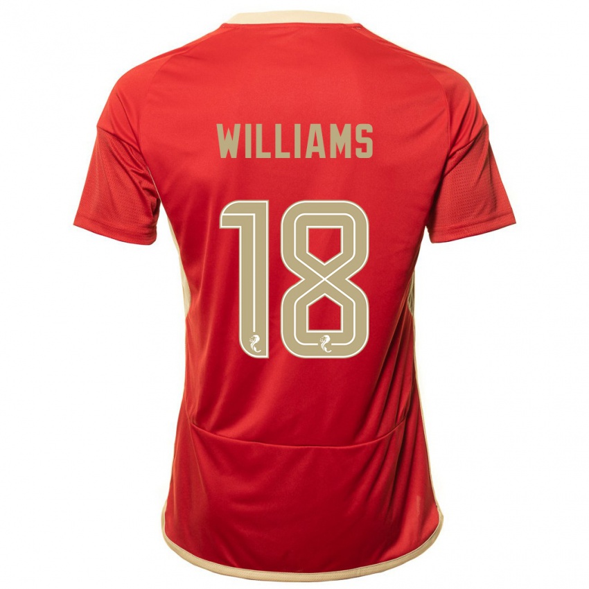 Niño Camiseta Rhys Williams #18 Rojo 1ª Equipación 2023/24 La Camisa Perú