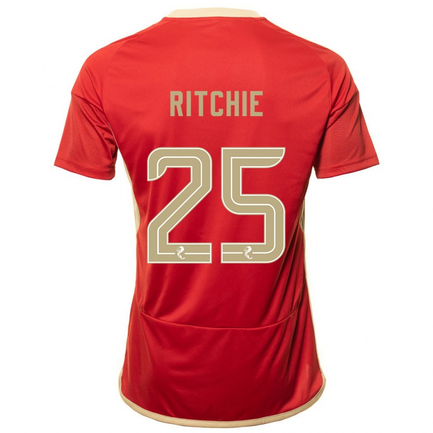 Niño Camiseta Tom Ritchie #25 Rojo 1ª Equipación 2023/24 La Camisa Perú