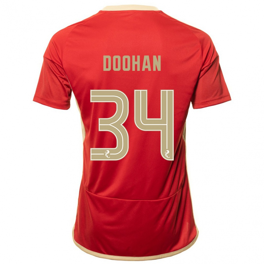 Niño Camiseta Ross Doohan #34 Rojo 1ª Equipación 2023/24 La Camisa Perú