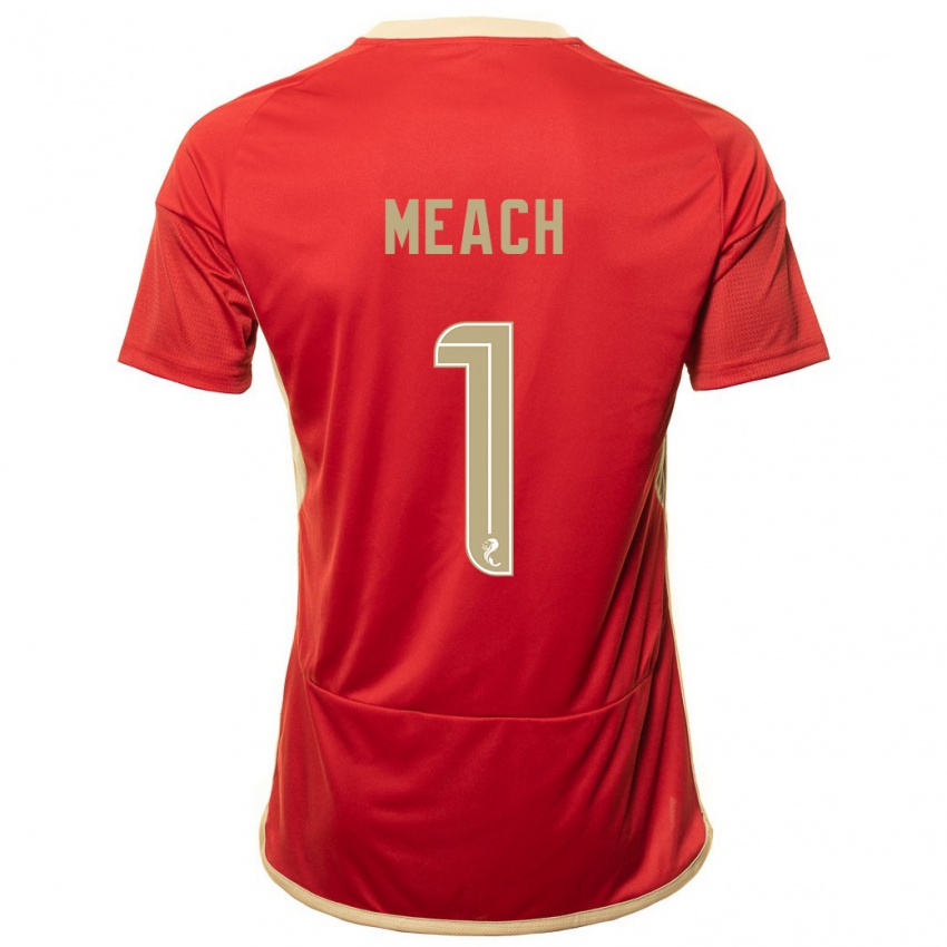 Niño Camiseta Aaliyah-Jay Meach #1 Rojo 1ª Equipación 2023/24 La Camisa Perú