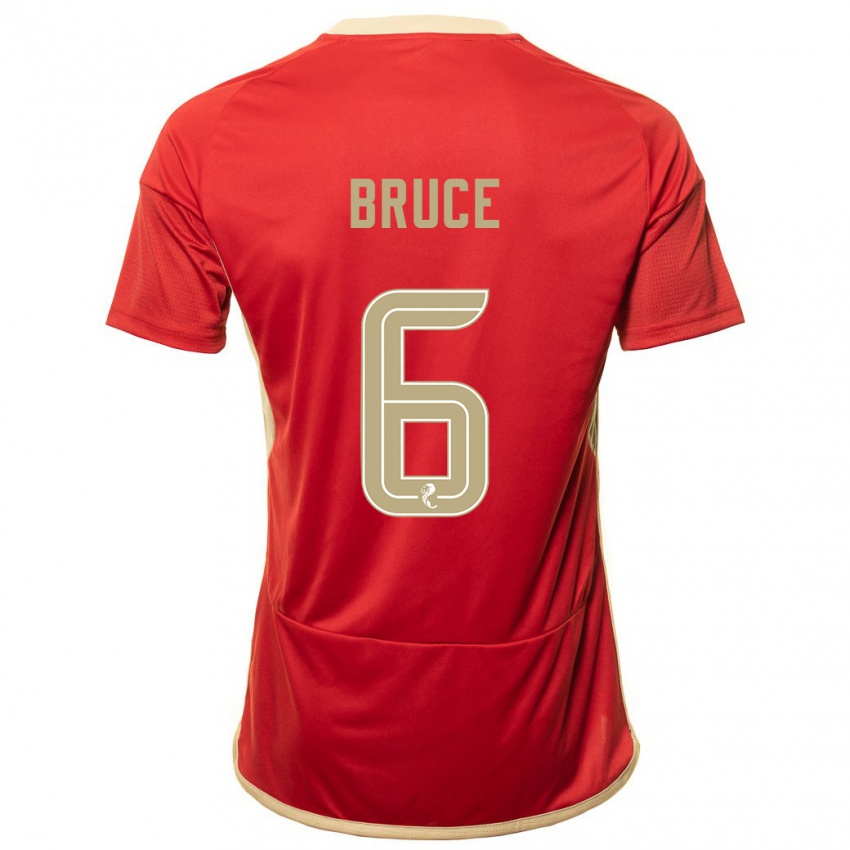 Niño Camiseta Natasha Bruce #6 Rojo 1ª Equipación 2023/24 La Camisa Perú