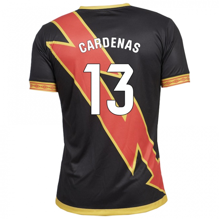 Niño Camiseta Dani Cárdenas #13 Negro 2ª Equipación 2023/24 La Camisa Perú