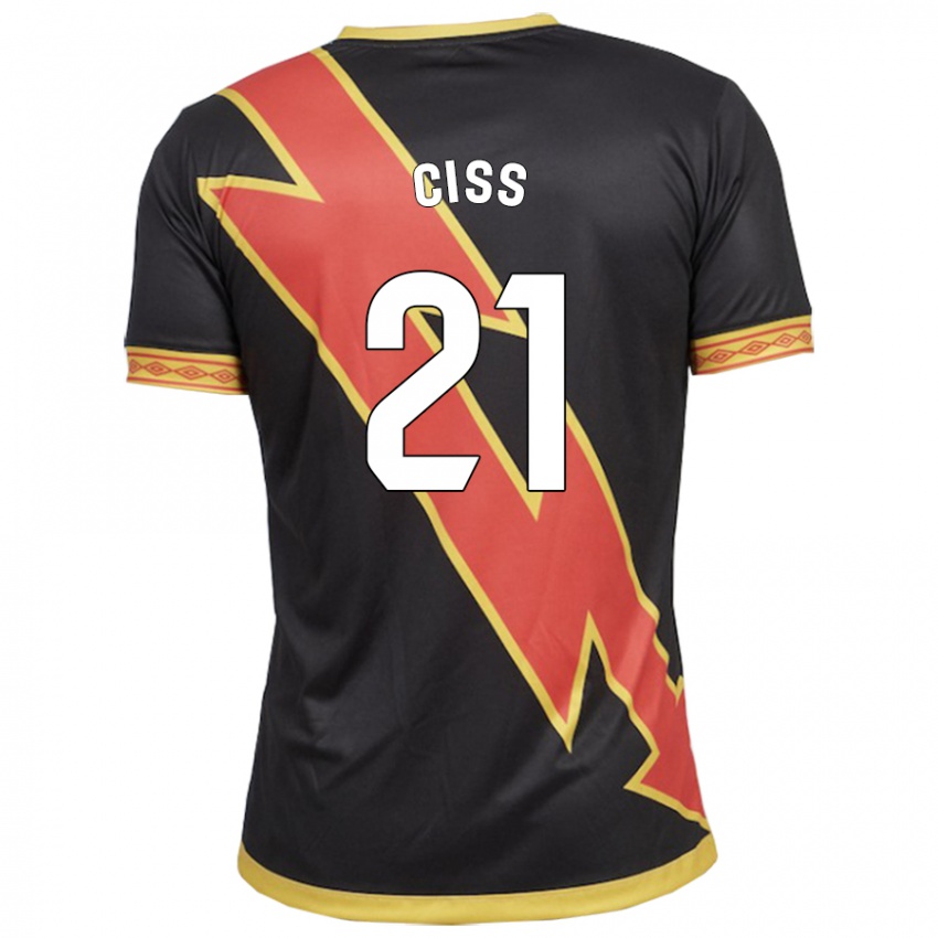 Niño Camiseta Pathé Ciss #21 Negro 2ª Equipación 2023/24 La Camisa Perú