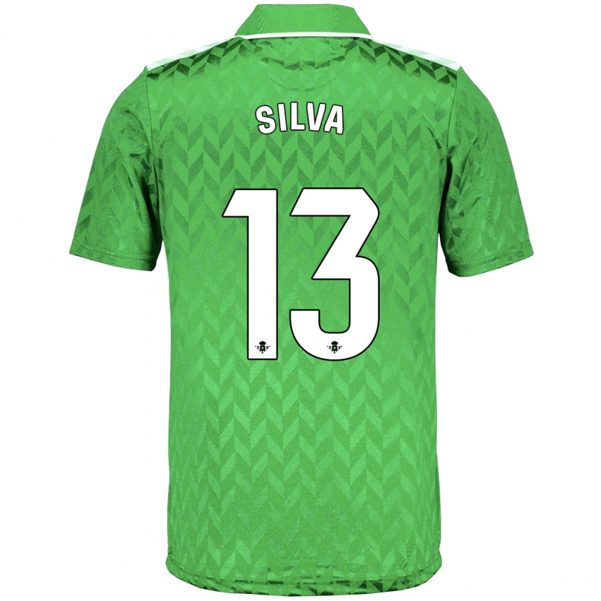 Niño Camiseta Rui Silva #13 Verde 2ª Equipación 2023/24 La Camisa Perú